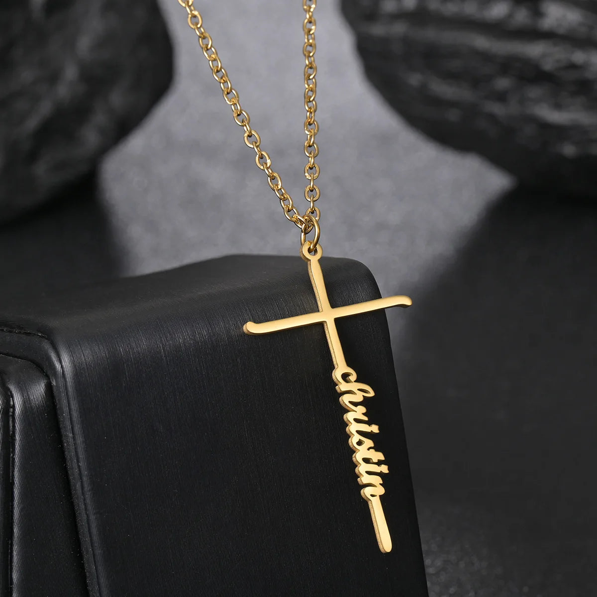 Personalized Ge’ez Cross Necklace