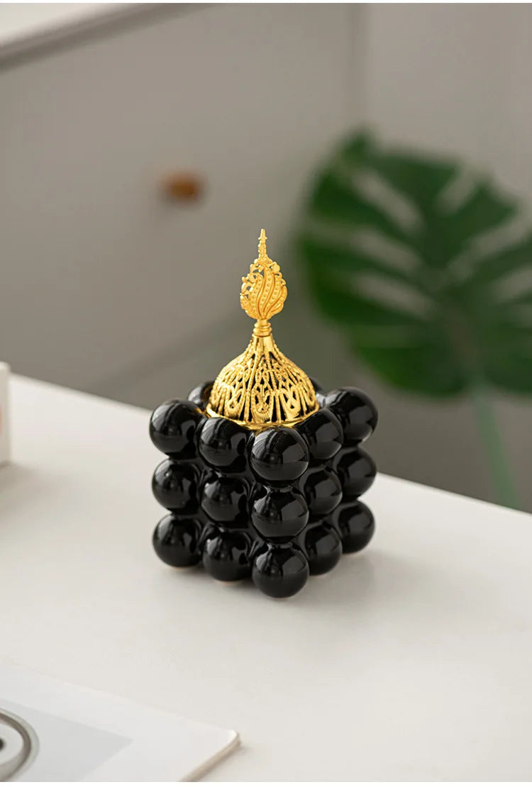 Modern Ceramic Incense Burner – Coffee Ceremony Edition