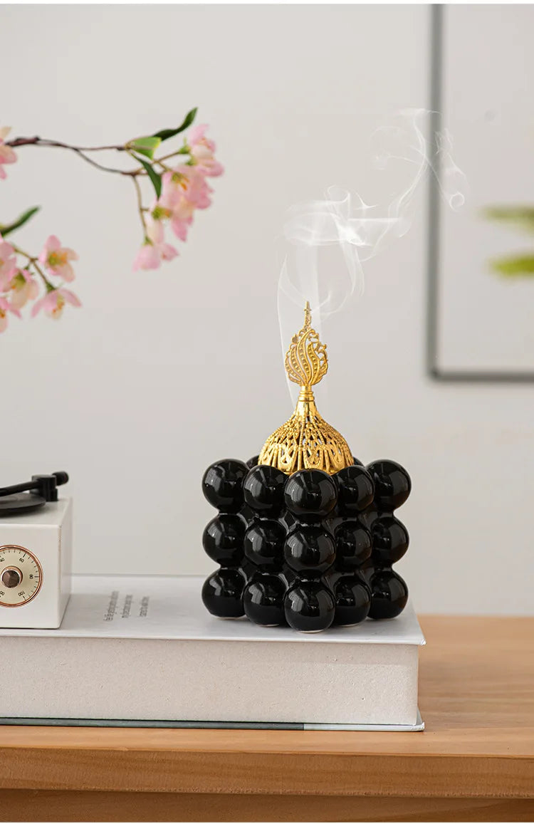 Modern Ceramic Incense Burner – Coffee Ceremony Edition